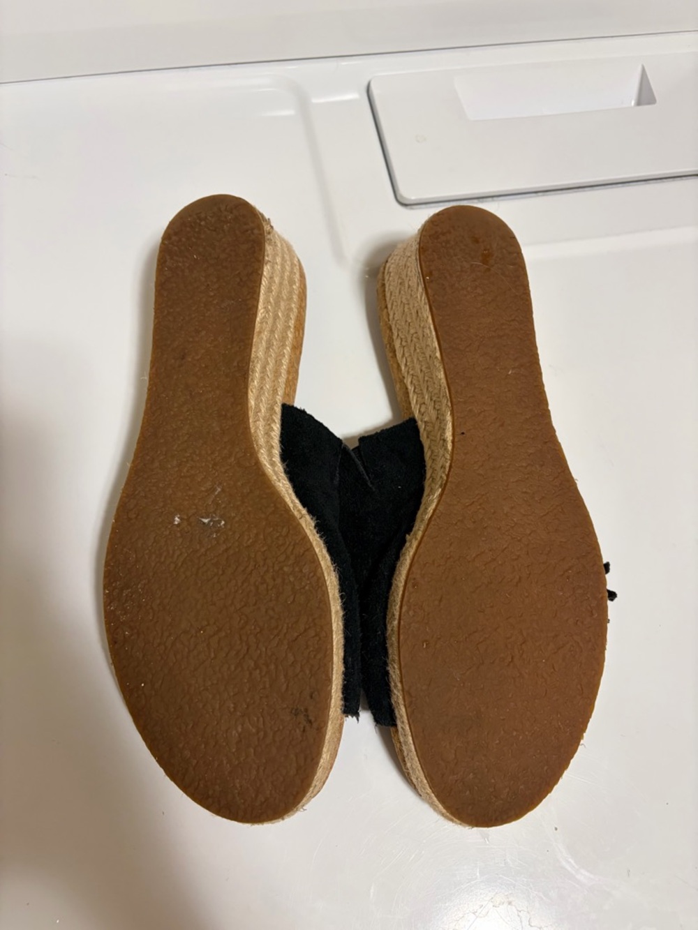 UGG suede fringe wedge espadrille sandals - Picture 3 of 5